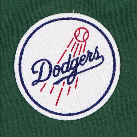 NEW ERA LA DODGERS Logo Select Color Flip Green Hoodie Sz. L - Picture 7 of 7